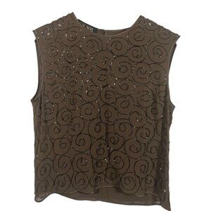 Escada Silk Sleeveless Top Size 40/ Medium